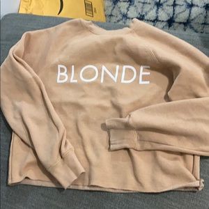 Crop sweatshirt